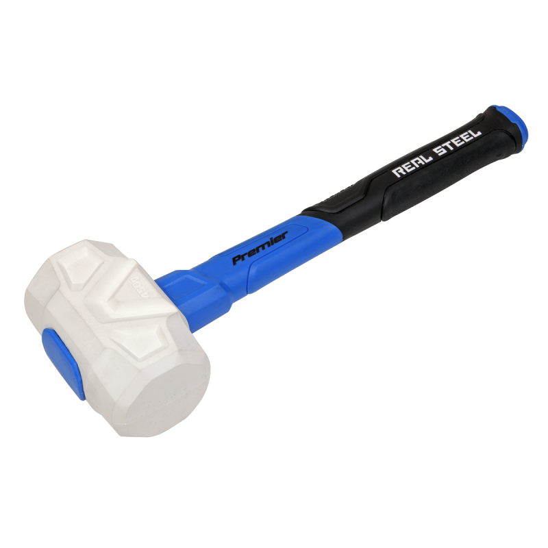 Rubber Mallet with Fibreglass Shaft 16oz