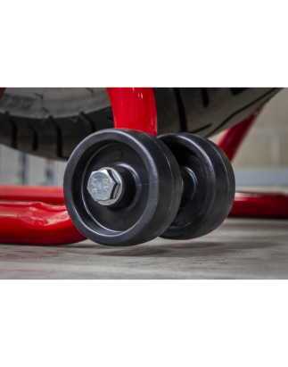 Universal Rear Paddock Stand with Rubber Supports