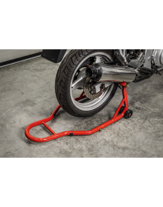 Universal Rear Paddock Stand with Rubber Supports