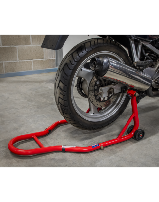 Universal Rear Paddock Stand with Rubber Supports