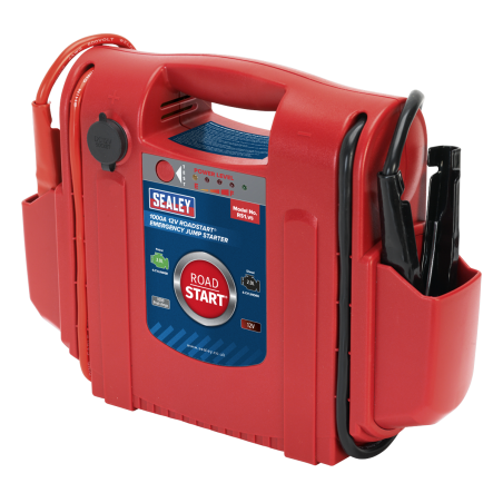 RoadStart® 12V Emergency Jump Starter 1000 Peak Amps