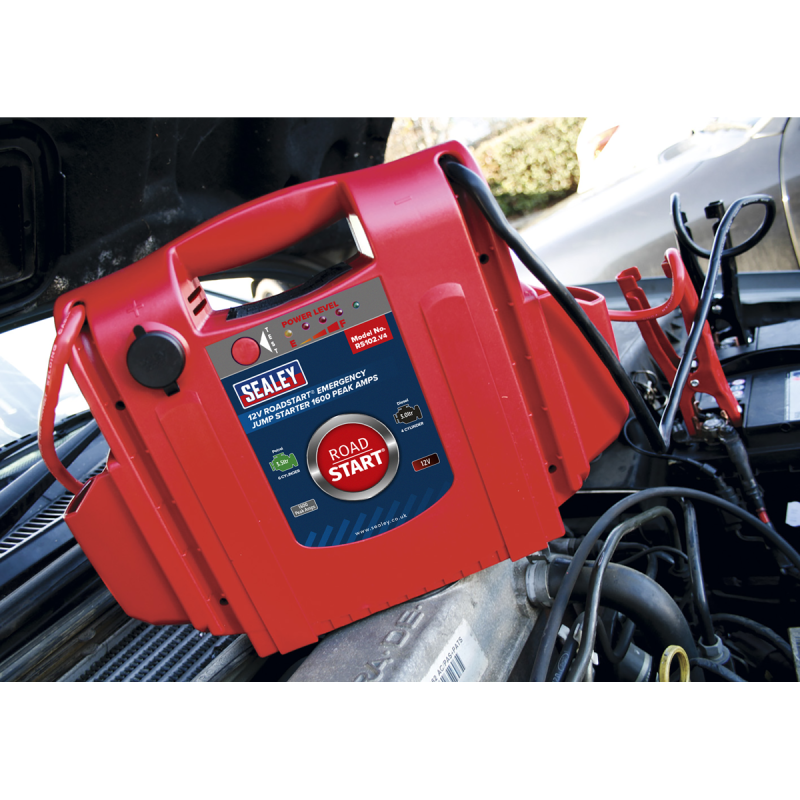 Démarreur d'urgence RoadStart® 12 V, 1 600 ampères de pointe