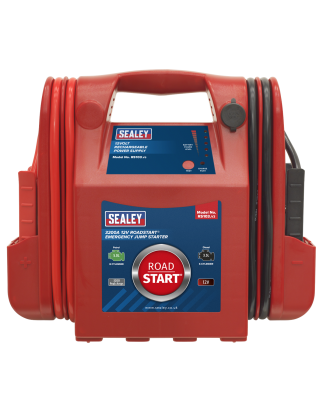 RoadStart® 12V Emergency Jump Starter 3200 Peak Amps