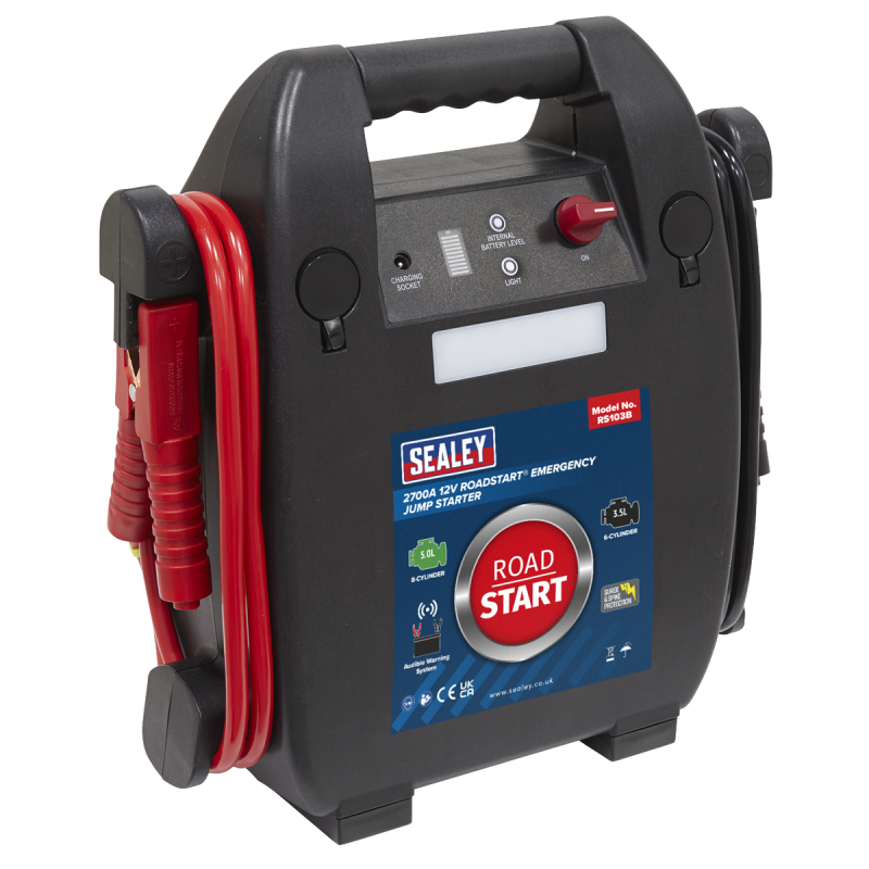 Démarreur d'urgence RoadStart® 12 V à 8 cylindres 5 L