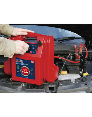 RoadStart® 12/24V Emergency Jump Starter 3200/1600 Peak Amps