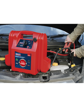 RoadStart® 12/24V Emergency Jump Starter 3200/1600 Peak Amps