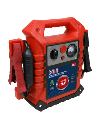 RoadStart® 12/24V Emergency Jump Starter 3000/1500 Peak Amps