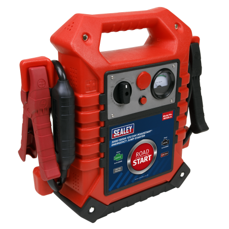 RoadStart® 12/24V Emergency Jump Starter 3000/1500 Peak Amps