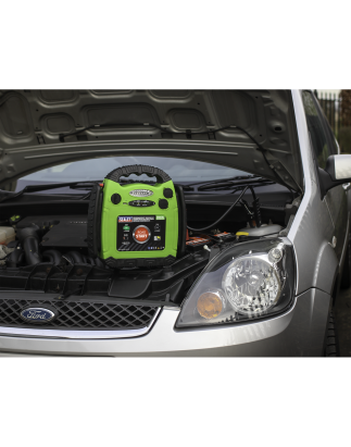 Démarreur d'urgence RoadStart® 12 V avec compresseur d'air, 900 ampères de pointe