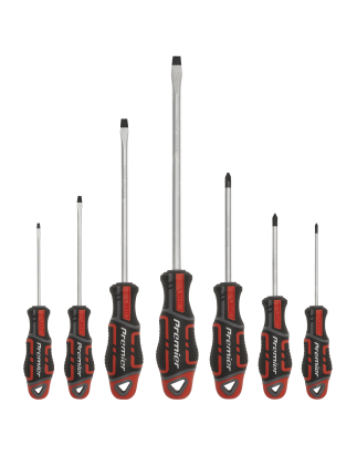 Screwdriver Set 7pc GripMAX® - Red