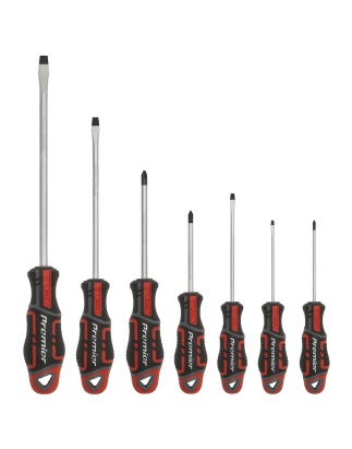 Screwdriver Set 7pc GripMAX® - Red