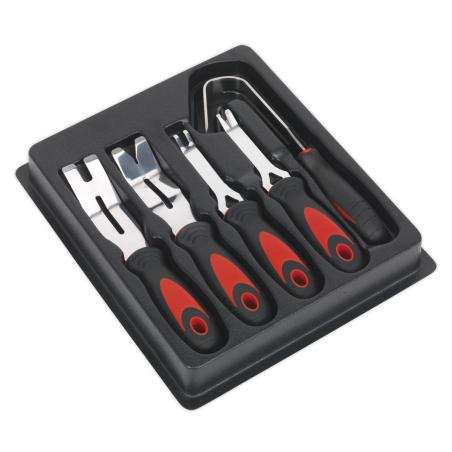 Door Panel & Trim Clip Removal Tool Set 5pc