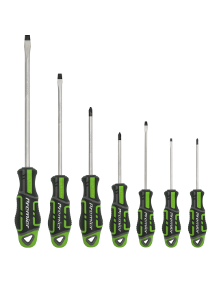 Screwdriver Set 7pc GripMAX® - Hi-Vis Green