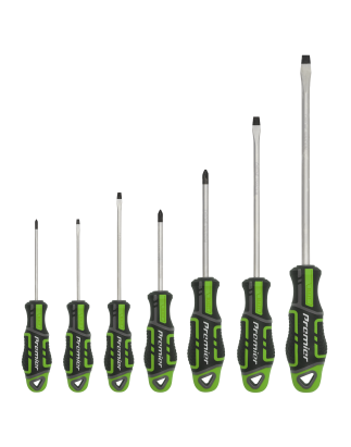 Screwdriver Set 7pc GripMAX® - Hi-Vis Green