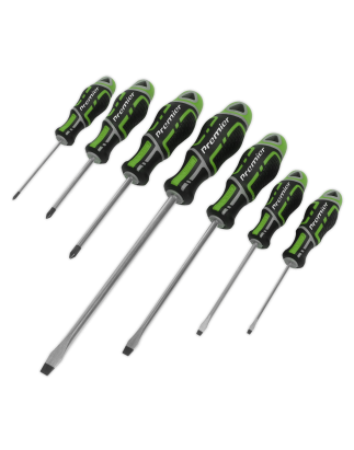 Screwdriver Set 7pc GripMAX® - Hi-Vis Green