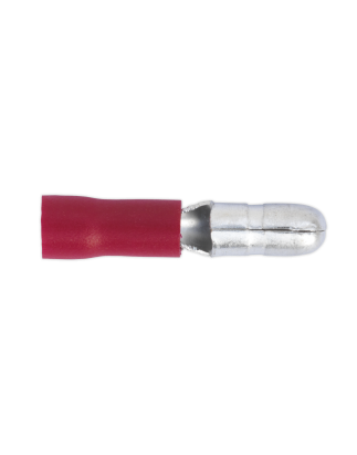 Bullet Terminal Ø4mm Mâle Rouge Paquet de 100