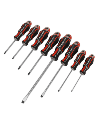 Screwdriver Set 8pc GripMAX® - Red