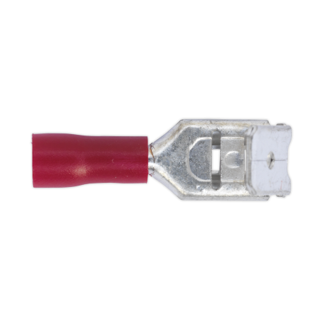 Piggy-Back Terminal 6.3mm Red Pack of 100