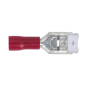 Piggy-Back Terminal 6.3mm Red Pack of 100