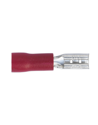 Borne Push-On 2,8 mm Femelle Rouge Paquet de 100