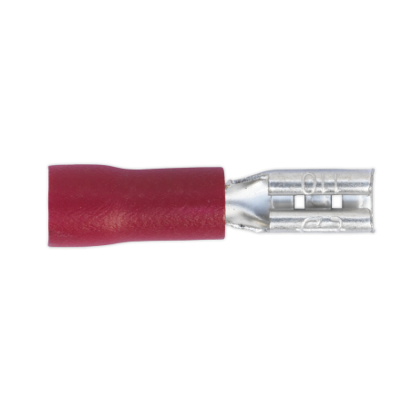 Borne Push-On 2,8 mm Femelle Rouge Paquet de 100