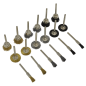 Ensemble de brosses pour outils rotatifs, 18 pièces