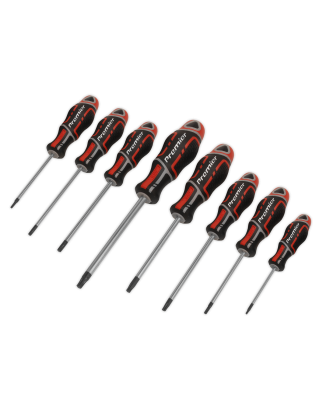 Screwdriver Set 8pc Security TRX-Star* GripMAX® - Red