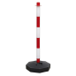 Red/White Post with Base