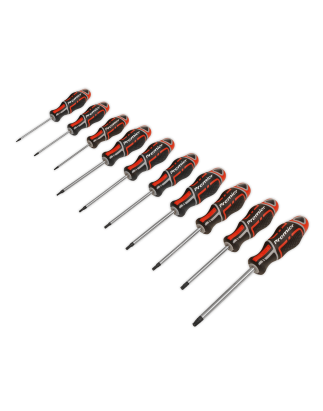 Screwdriver Set 10pc TRX-Star* GripMAX® - Red