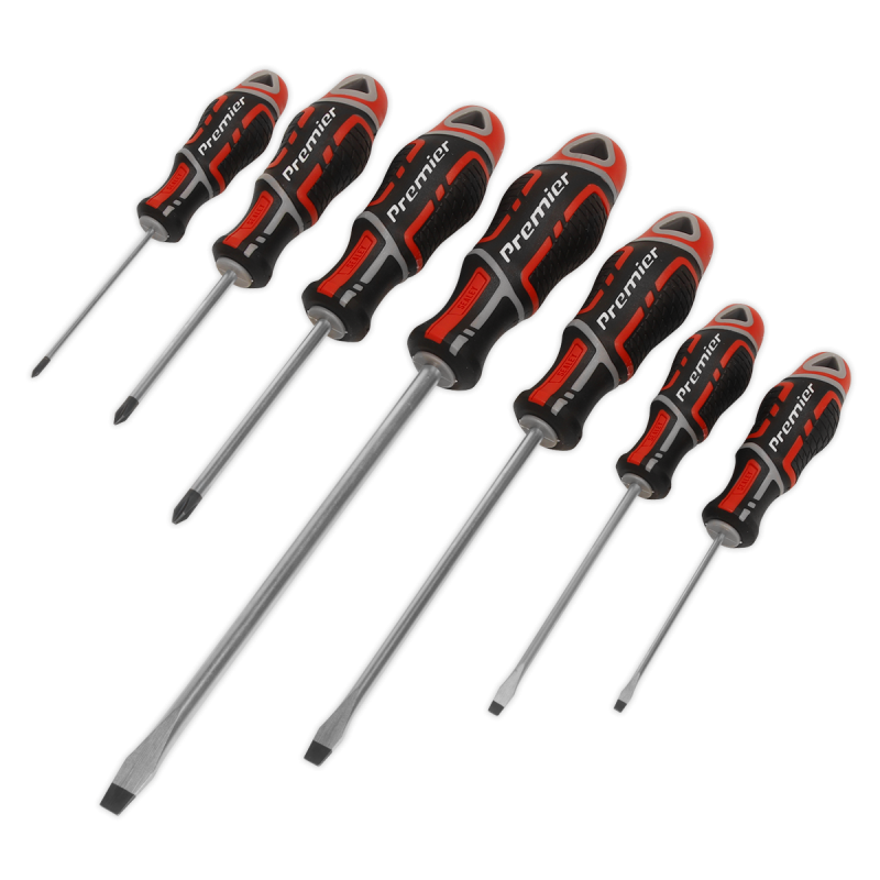 Screwdriver Set 7pc GripMAX® - Red