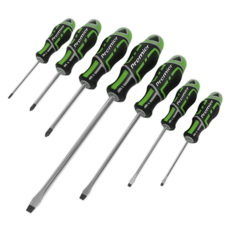 Screwdriver Set 7pc GripMAX® - Hi-Vis Green