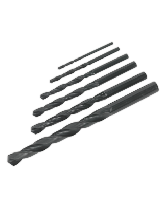 HSS Drill Bit Set 6pc DIN 338