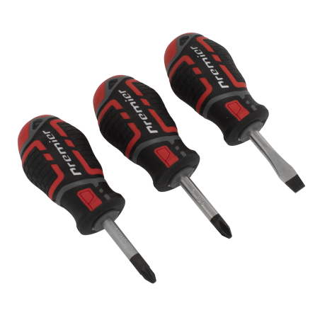 Screwdriver Set 3pc GripMAX® Stubby