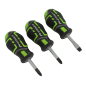 Screwdriver Set 3pc GripMAX® Stubby - Hi Vis