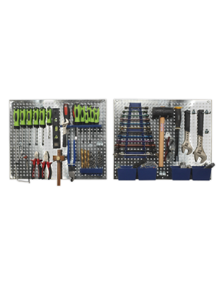 Wall Storage Pegboard Set 34pc