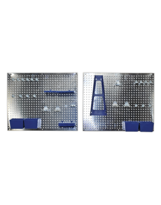 Wall Storage Pegboard Set 34pc