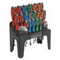 Hammer-Thru Screwdriver, Hex Key & Bit Set 44pc