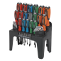 Hammer-Thru Screwdriver, Hex Key & Bit Set 44pc