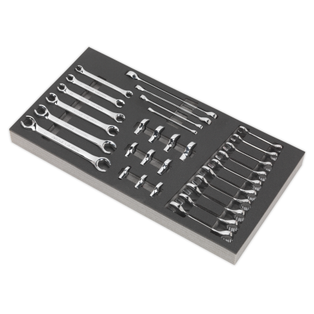 Tool Tray with Specialised Spanner Set 30pc - Metric