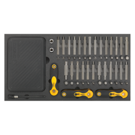 Tool Tray with Specialised Bits & Folding Hex Keys 192pc