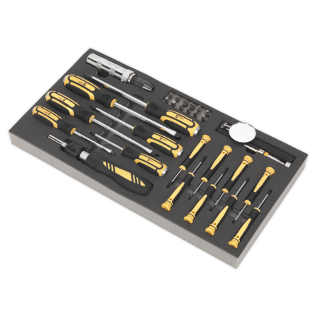 Tool Tray with Screwdriver Set 36pc