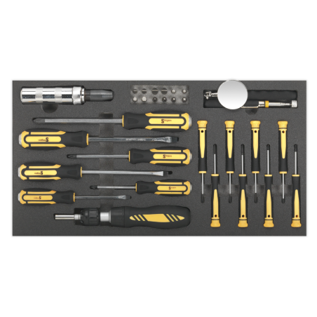 Tool Tray with Screwdriver Set 36pc