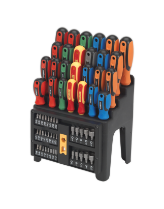 Screwdriver, Bit & Nut Driver Set 61pc