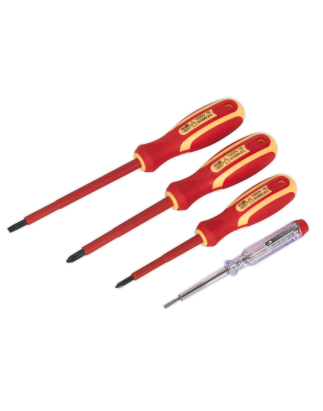 Electrician's Screwdriver Set 4pc VDE Approved