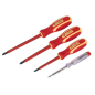 Electrician's Screwdriver Set 4pc VDE Approved