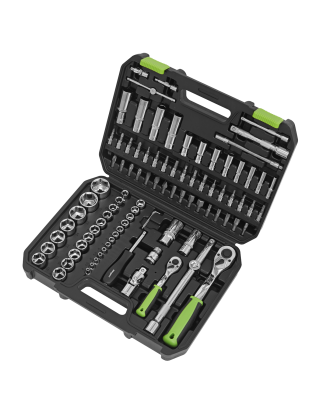 Socket Set 94pc 1/4" & 1/2"Sq Drive WallDrive® Metric