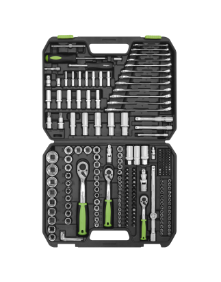 Socket Set 219pc 1/4", 3/8" & 1/2"Sq Drive WallDrive® Metric