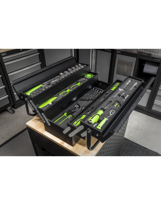 Cantilever Toolbox with 86pc Tool Kit