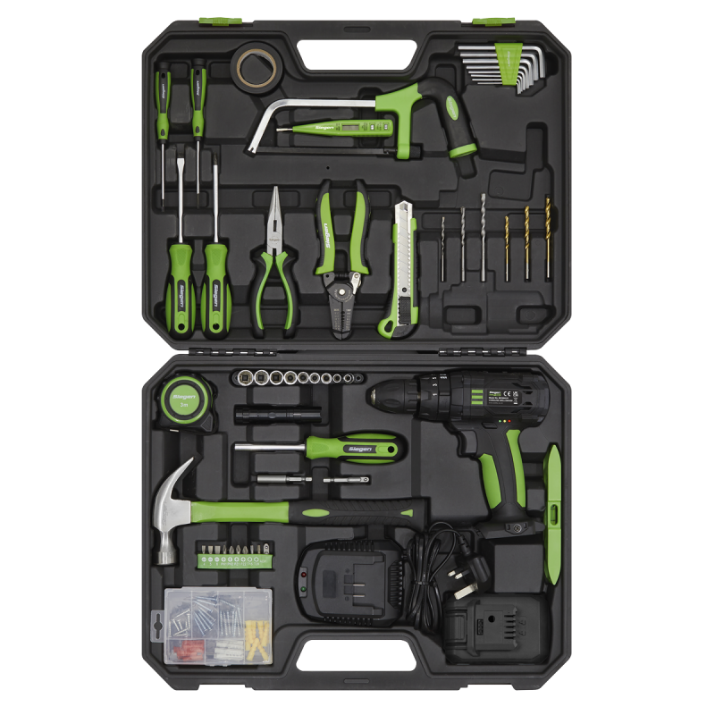 Tool Kit with Cordless Drill 101pc