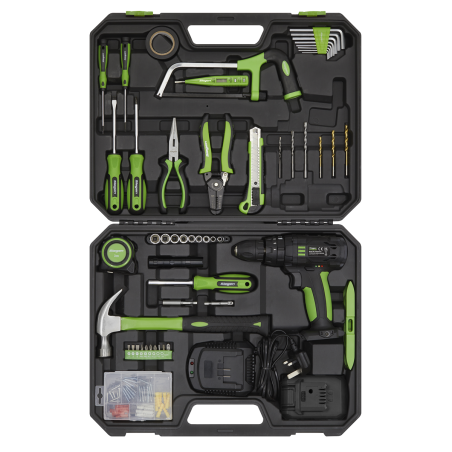 Tool Kit with Cordless Drill 101pc